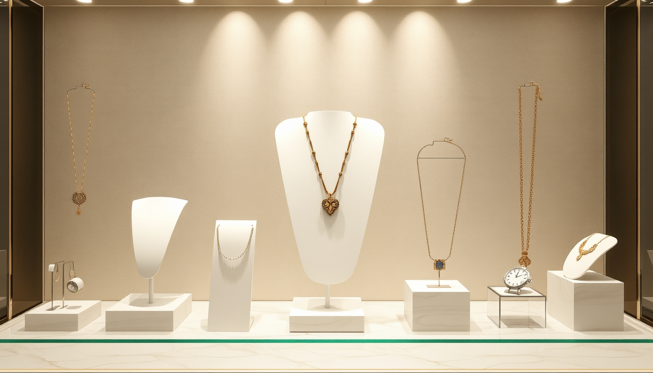 jewelry display stands for retail