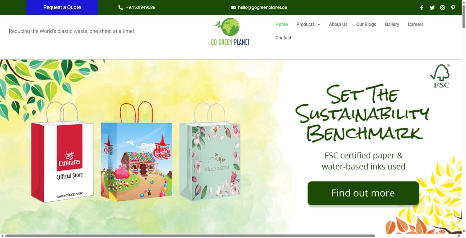 Discover Go Green Planet: Leading Paper Bag Manufacturers in UAE