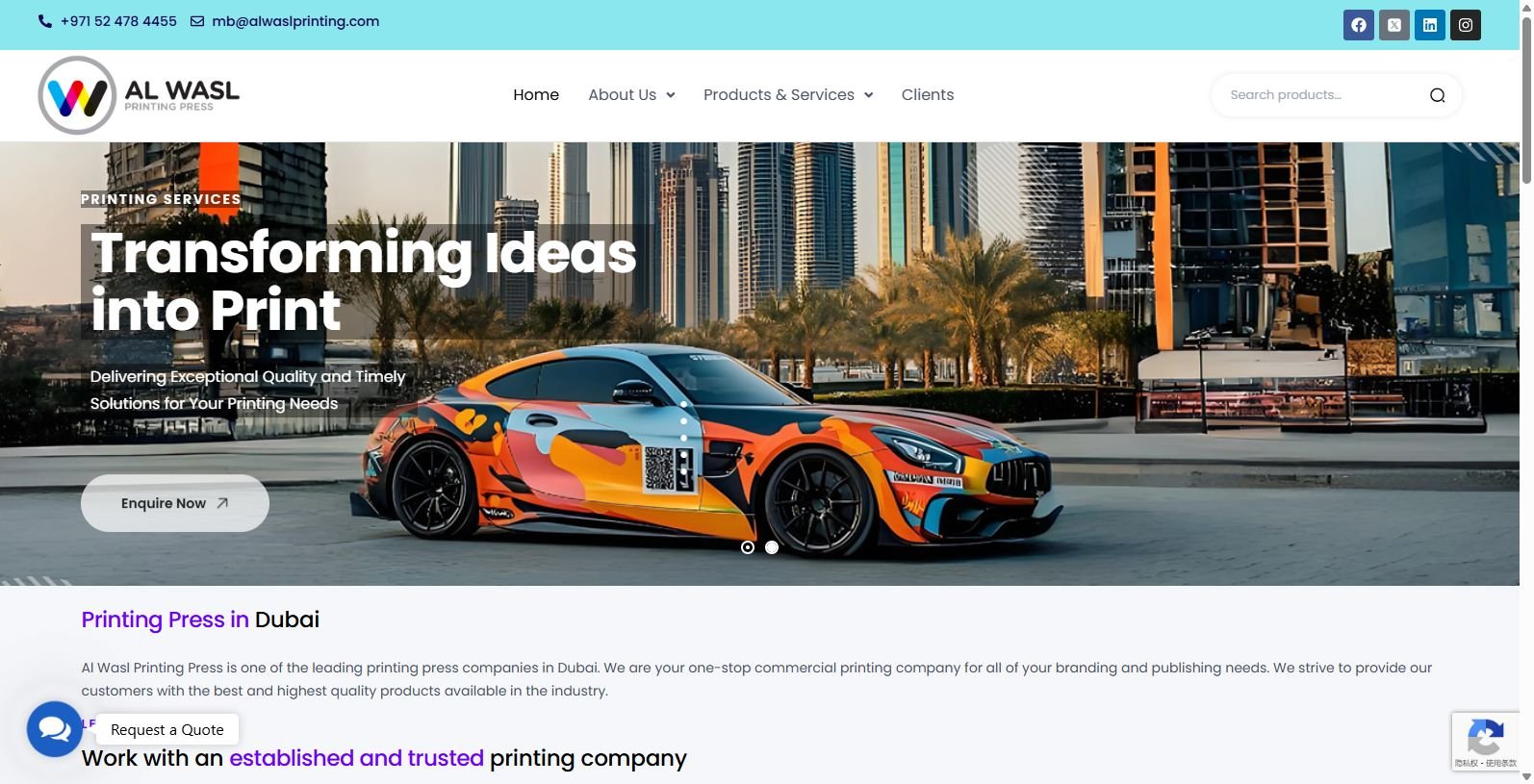 Al Wasl Printing: Premier Printing Solutions in Dubai