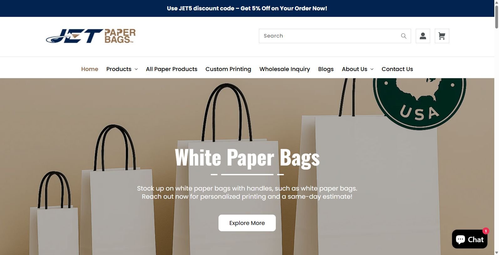 JET Paper Bags: Premium Paper Bags Manufacturers