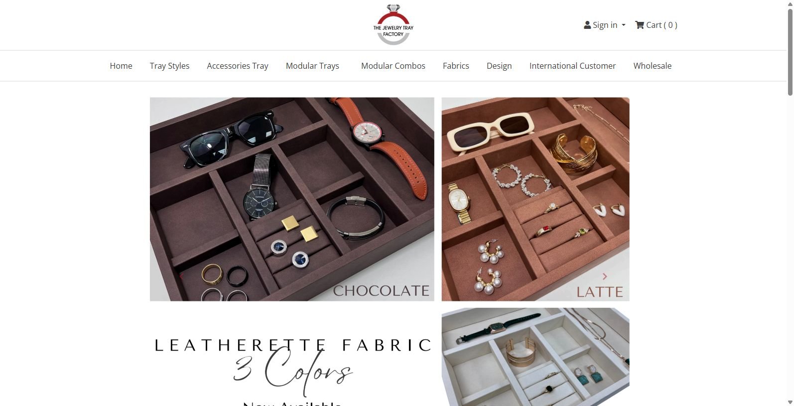 Handmade Jewelry Trays - The Jewelry Tray Factory