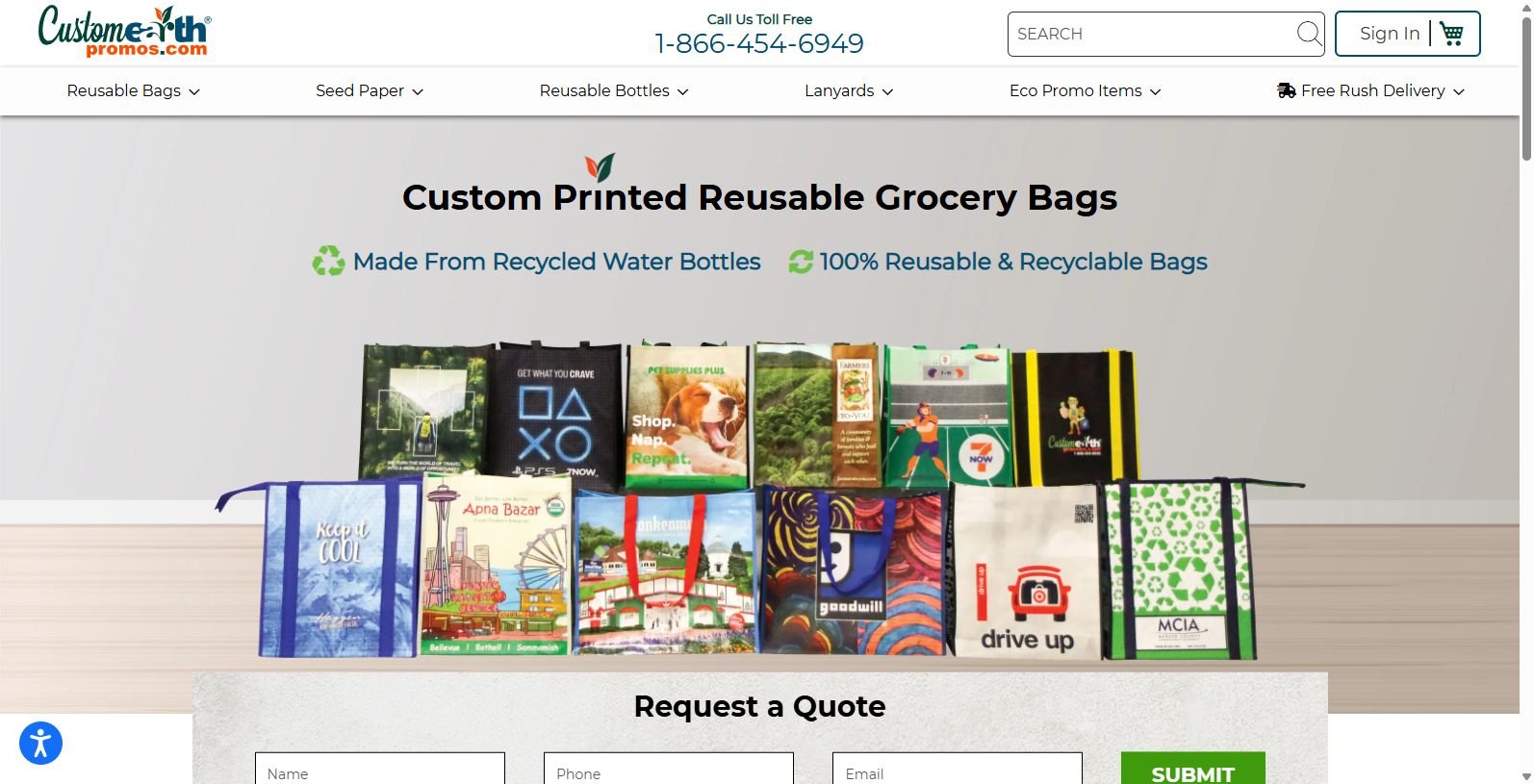 Custom Earth Promos: Premier Customized Paper Bag Supplier