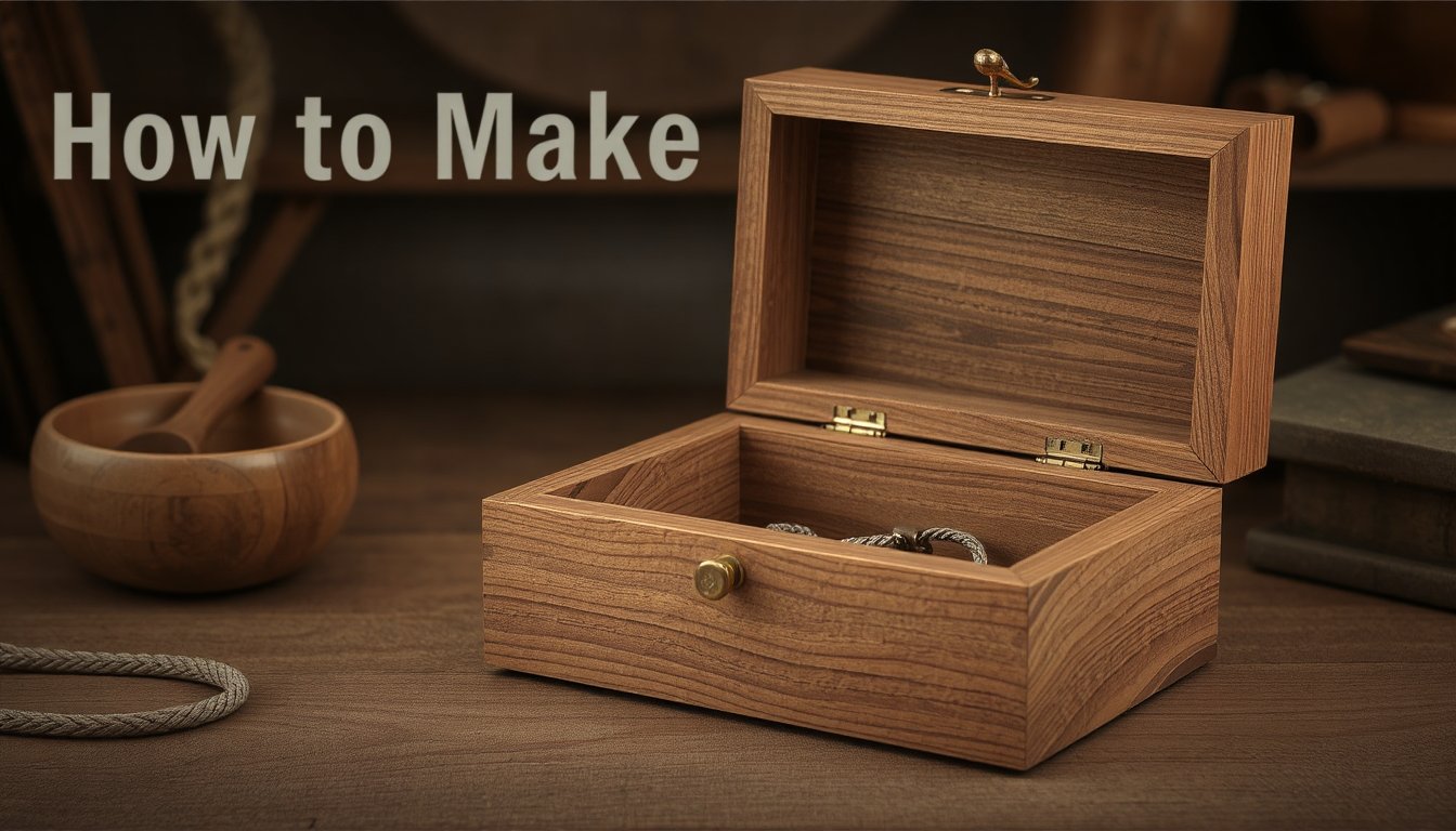 how to make a wooden jewelry box