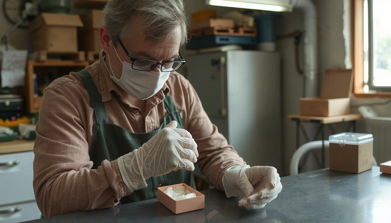 how to clean jewelry box felt