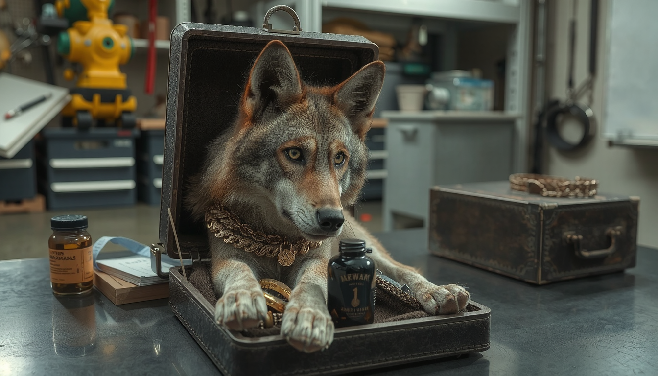 wolf designs travel jewelry box