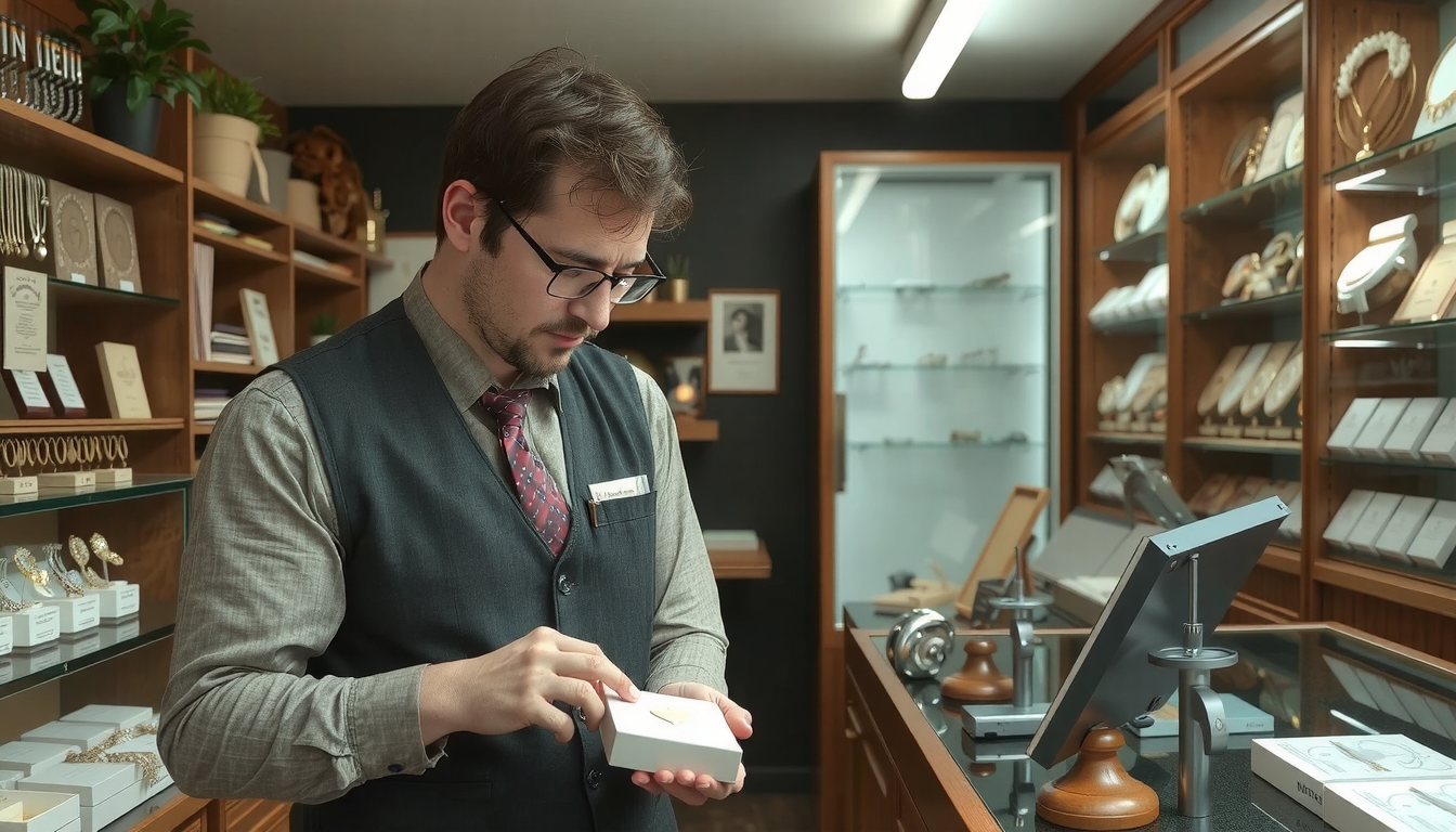 a jewelry store buys small boxes