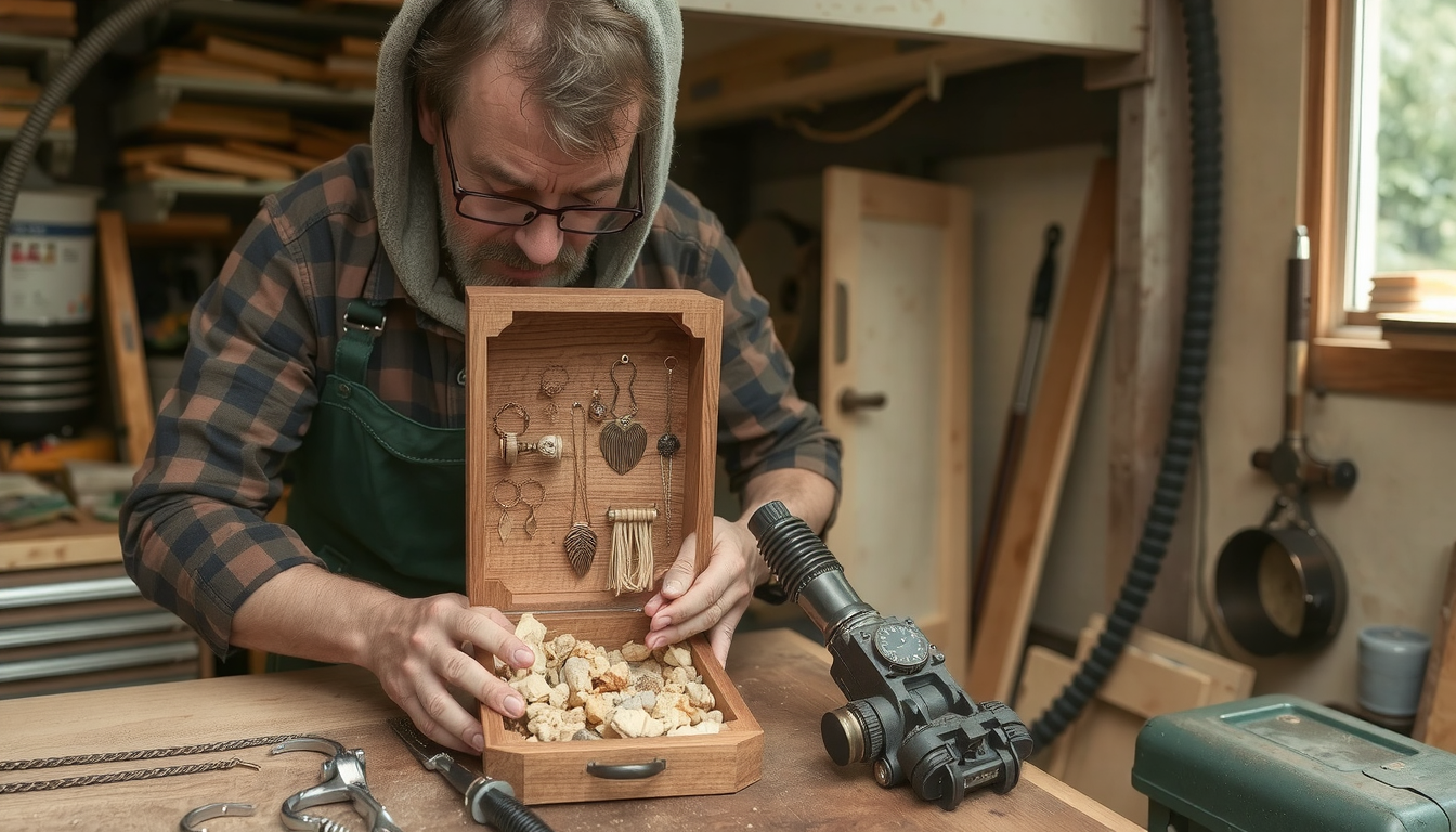 how to build a wood jewelry box