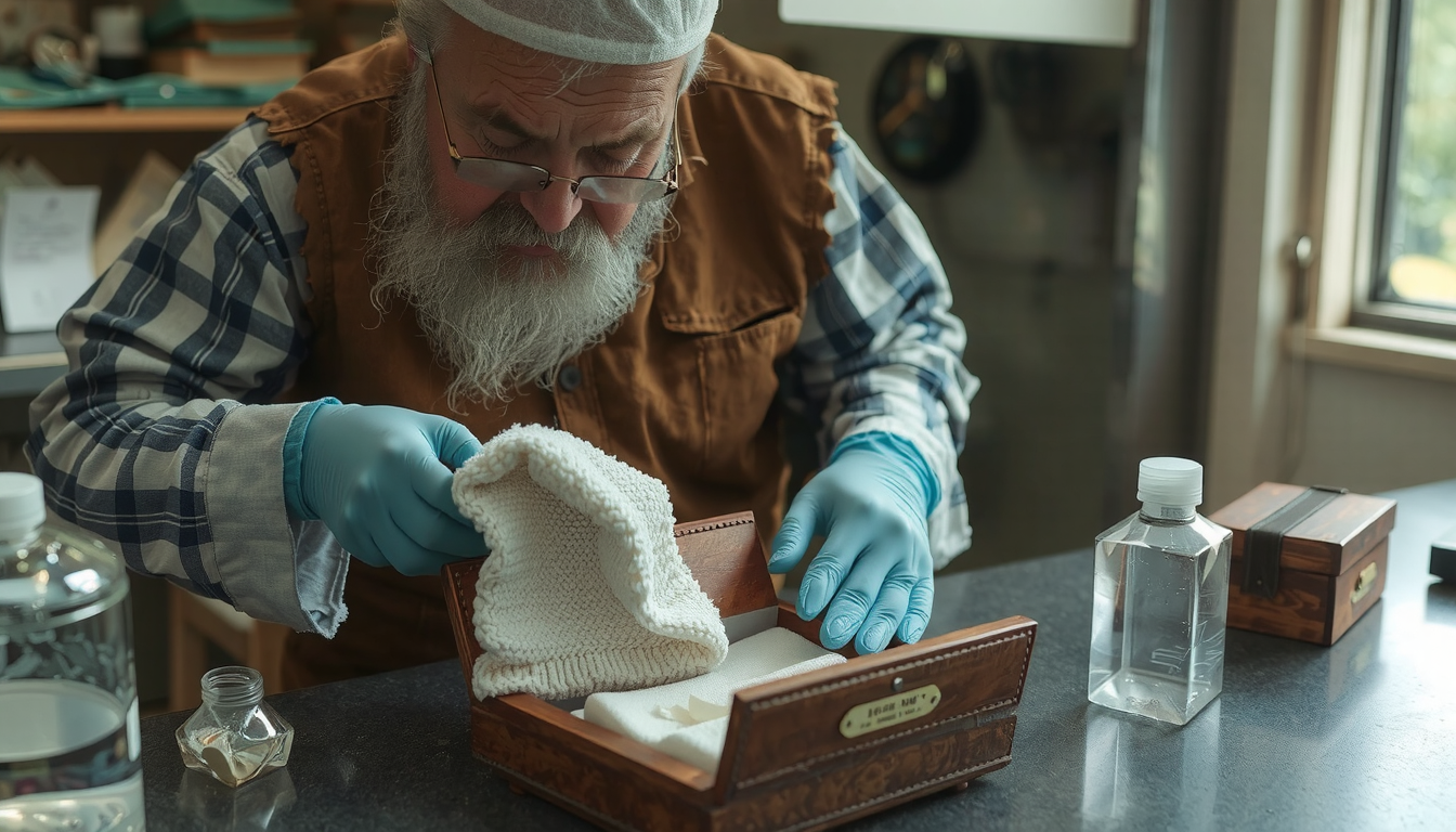 how to clean a jewelry box