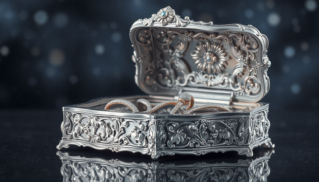 international silver company jewelry box