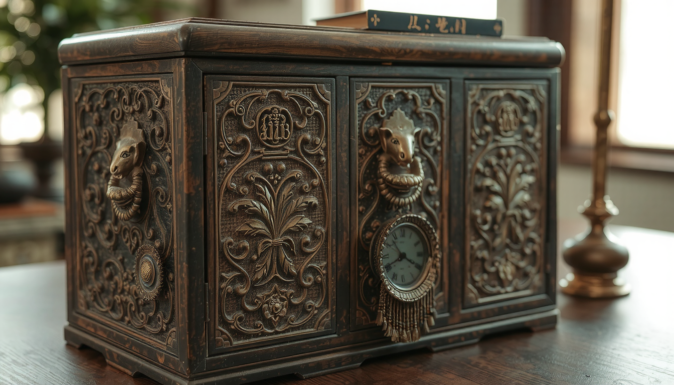 chinese jewelry box antique