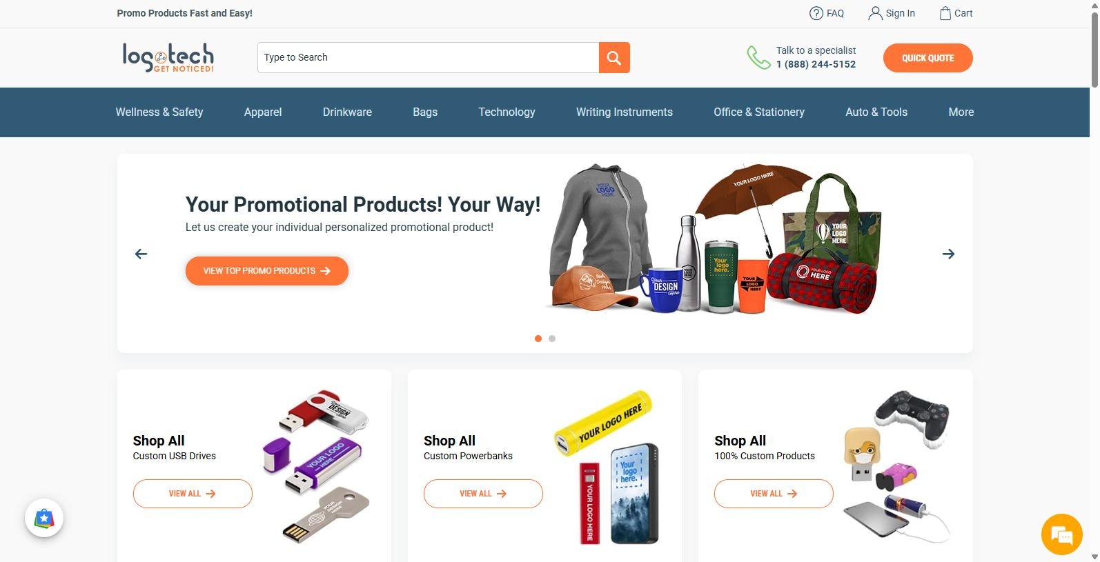 Discover Custom Promotional Solutions with Logotech