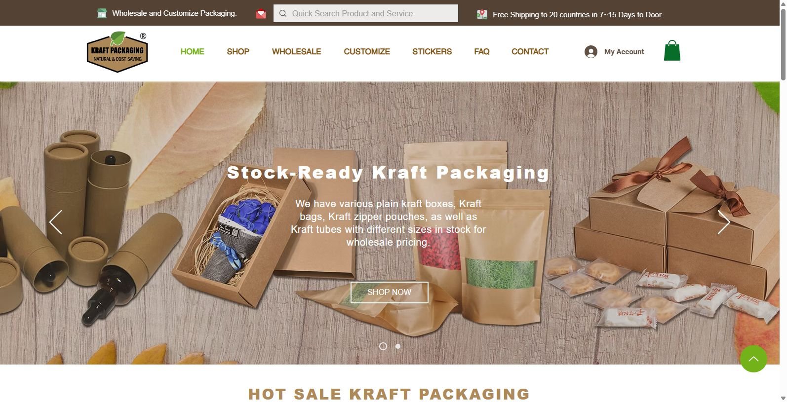 Discover Quality Packaging Solutions at Shanghai Kraft Packaging Store