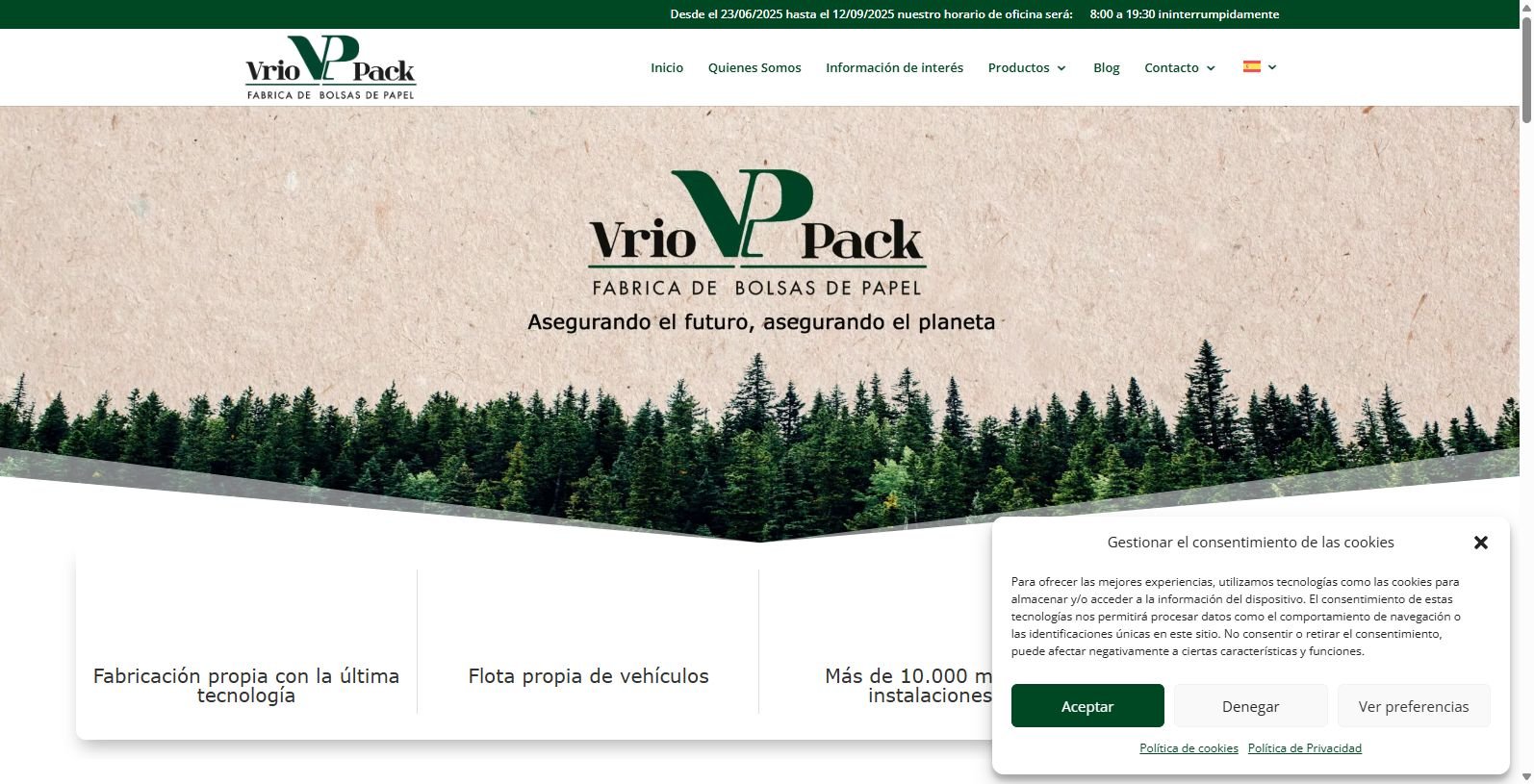 VrioPack S.L. – Leading Kraft Paper Bag Supplier