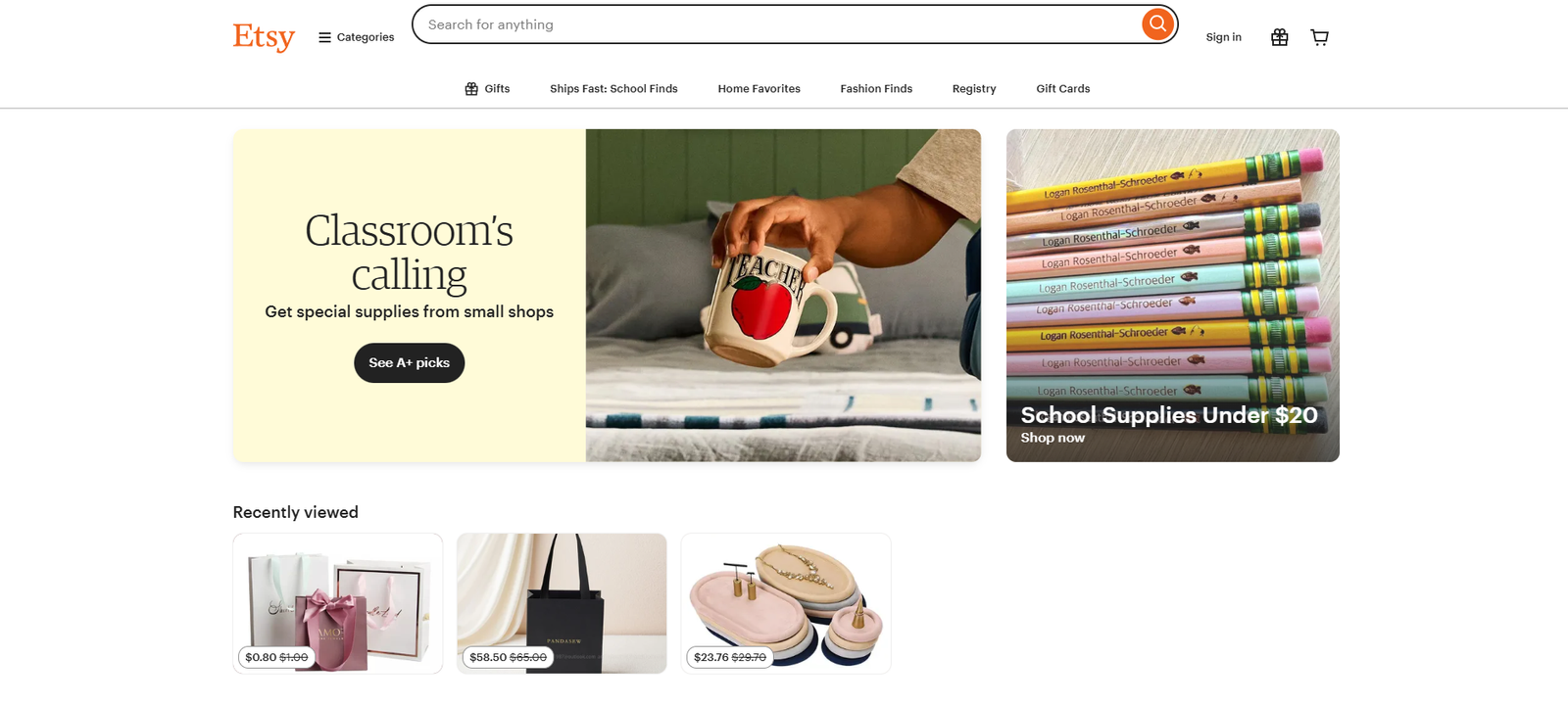 Etsy.com: Your Premier Destination for Wholesale Paper Bags