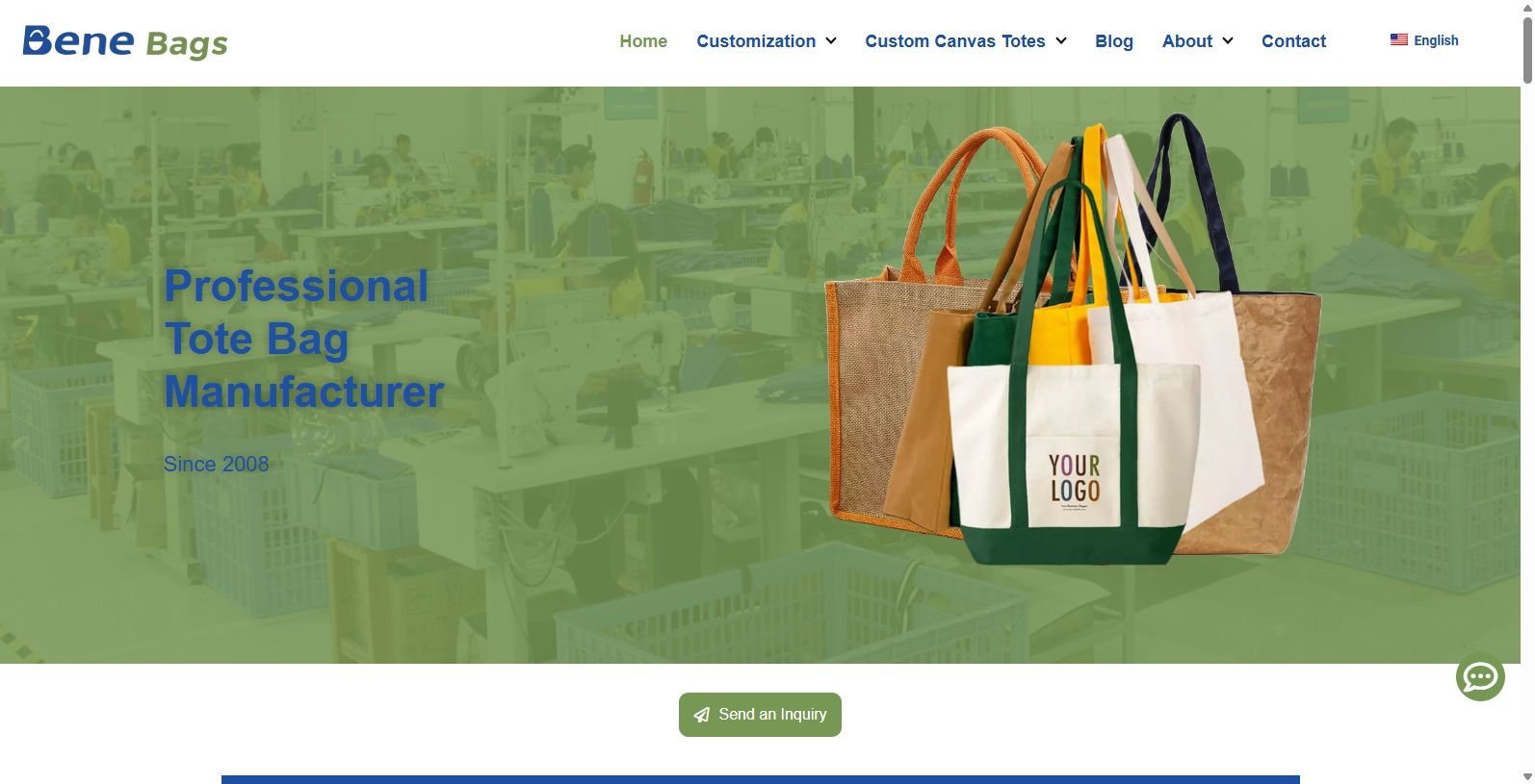 Bene Bags: Leading Custom Tote Bag Manufacturer Since 2008