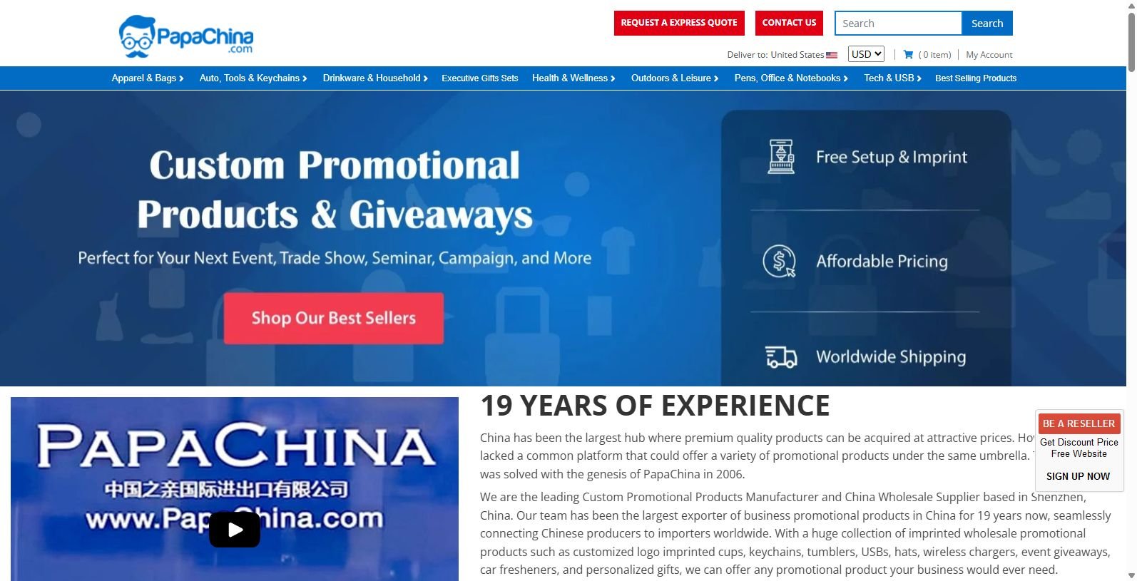 PapaChina: Leading Promotional Products Supplier