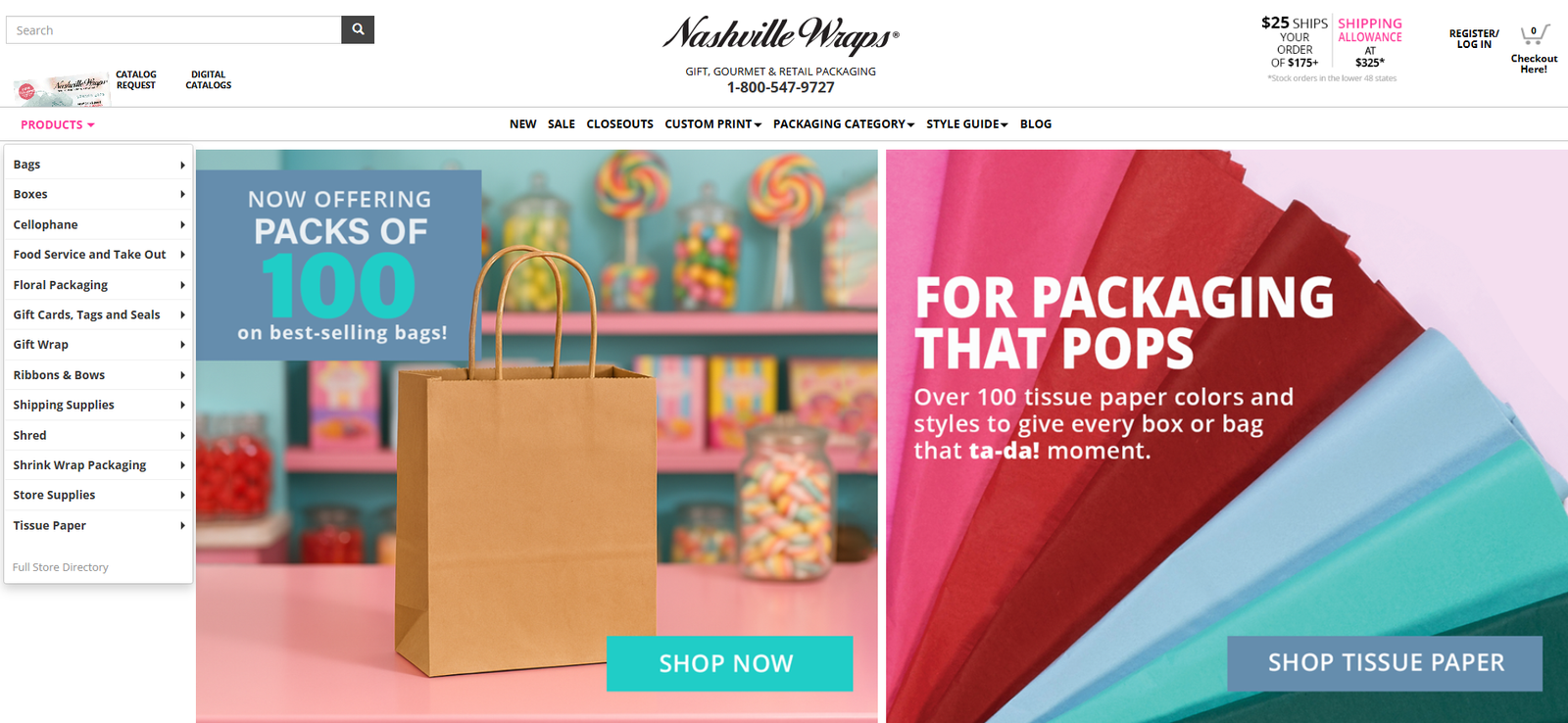 Just a Moment - Bulk Paper Bags with Handles Wholesale