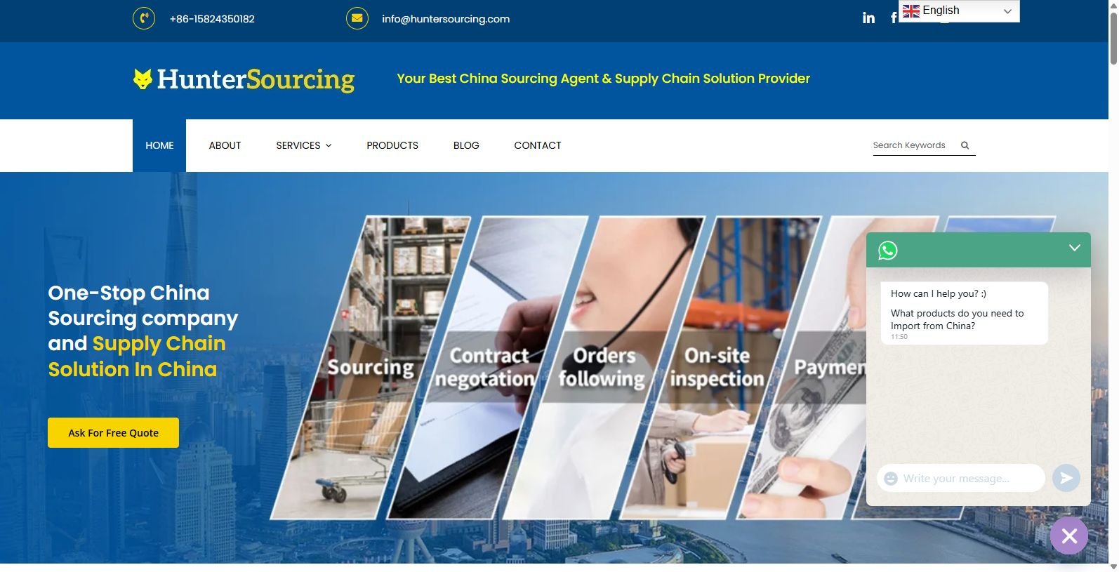 Huntersourcing - Your Premier Sourcing Agent & Supply Chain Solution Provider