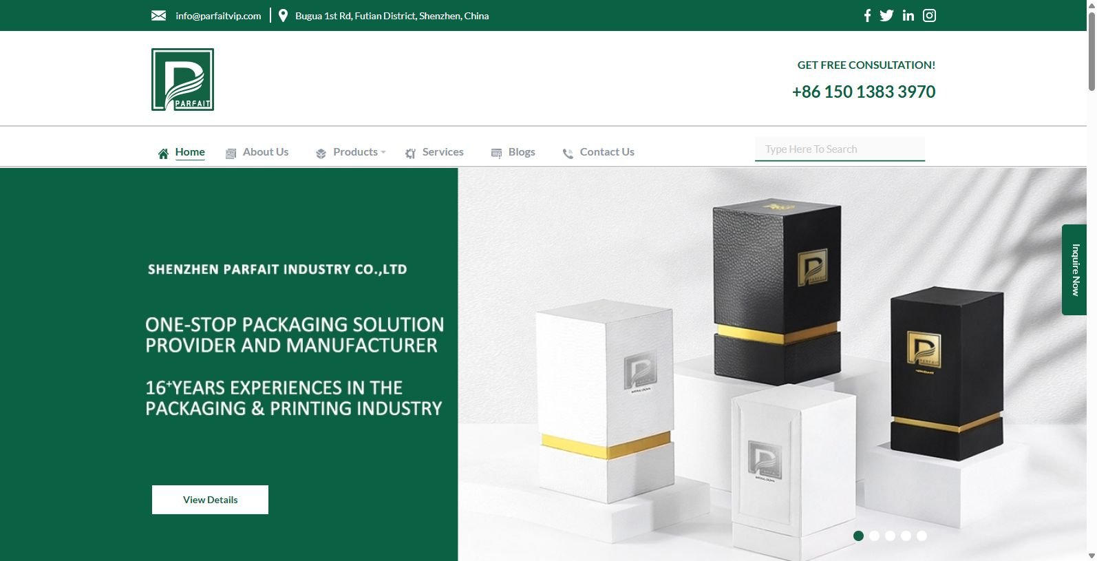 Parfait Industry Co., Ltd: Leading Paper Bag Manufacturers in China