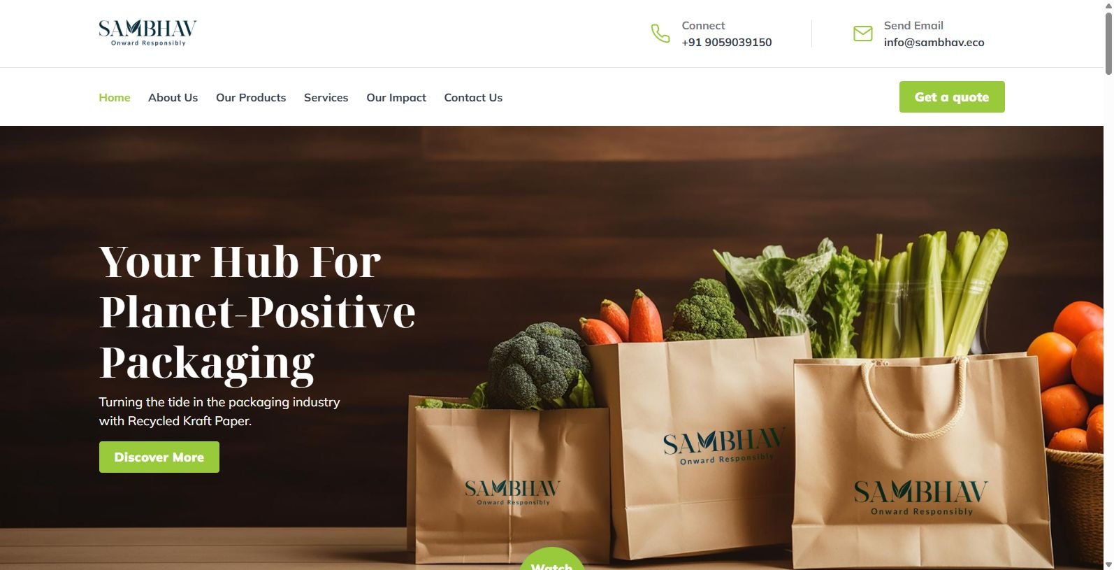 Sambhav: Leaders in Eco-Friendly Packaging Solutions