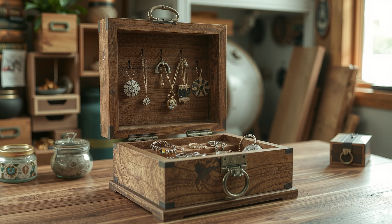 do it yourself wooden jewelry box
