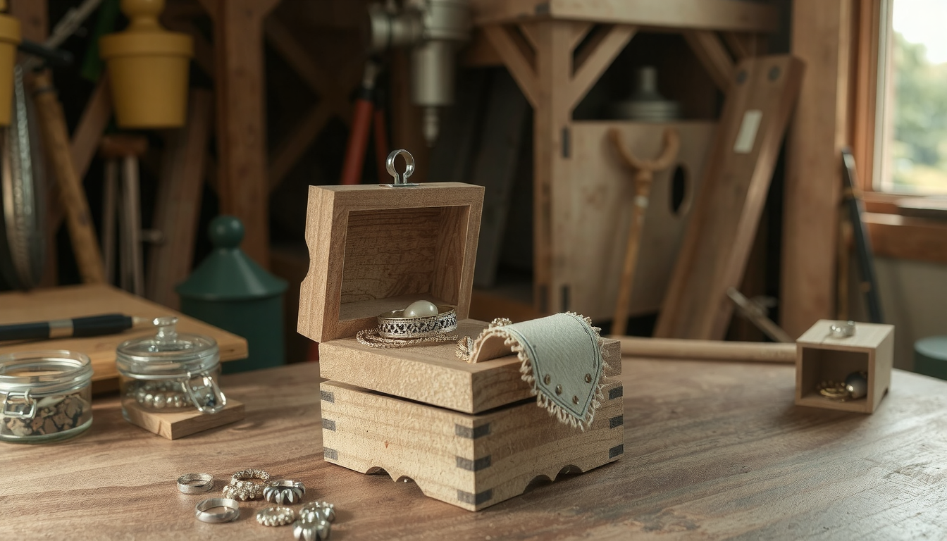 how to make a small jewelry box out of wood