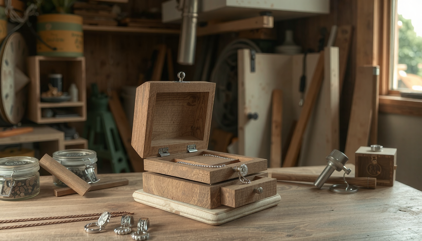 how to make a wooden jewelry box