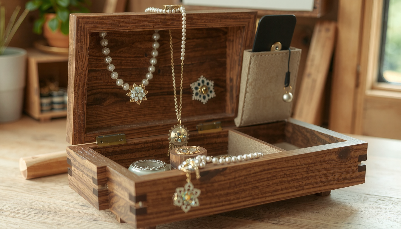 Steps to Follow: How to Build a Wooden Jewelry Box