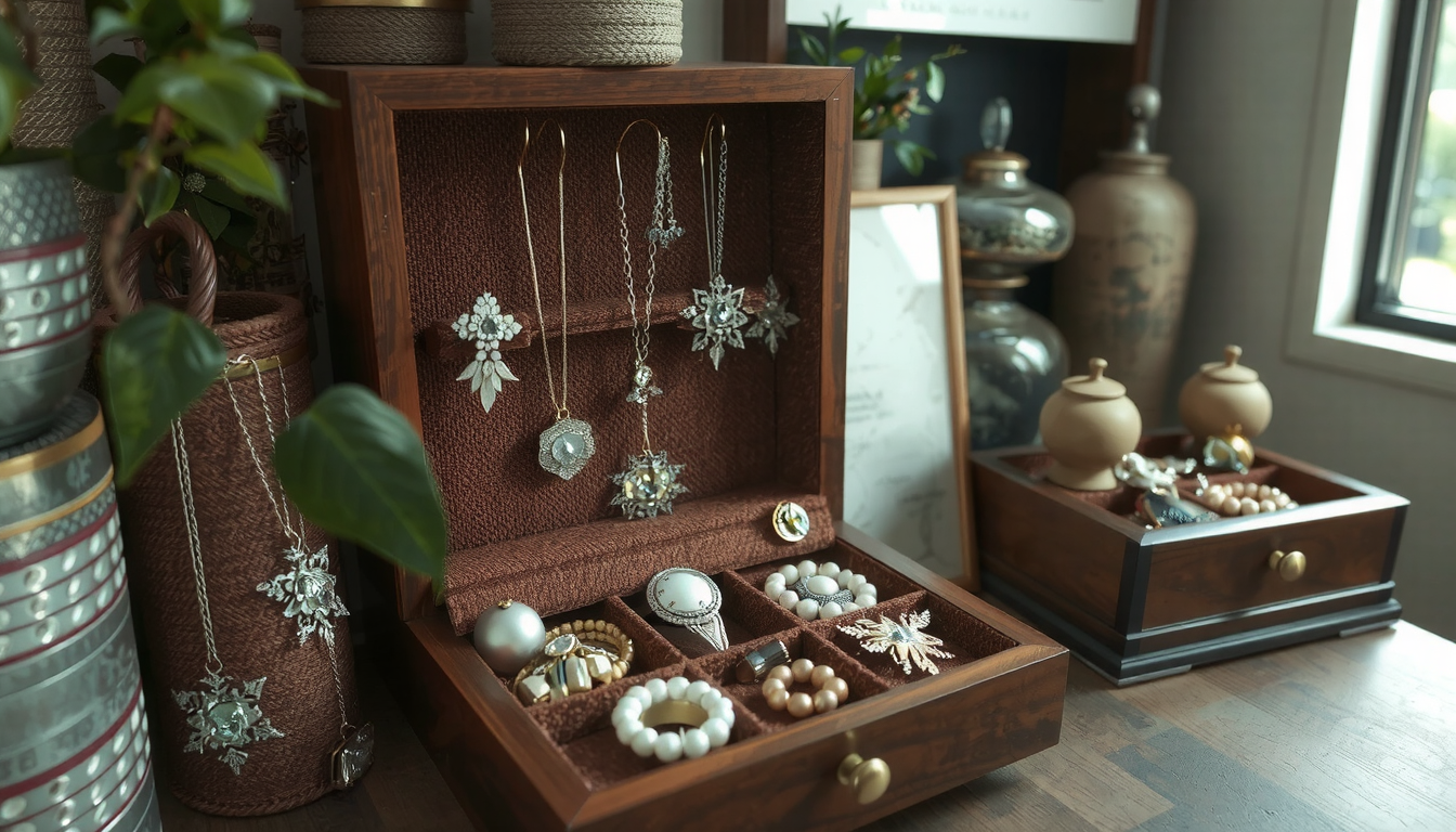 how to organize jewelry box
