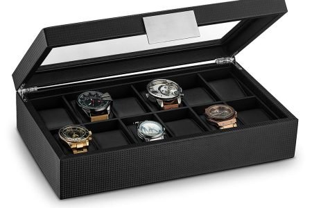 The Sleek Leatherette Watch Box The Sleek Leatherette Watch Box